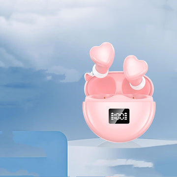 New Heart-shaped Digital Display TE-I3 In-ear Game Music Ultra-long Life Battery